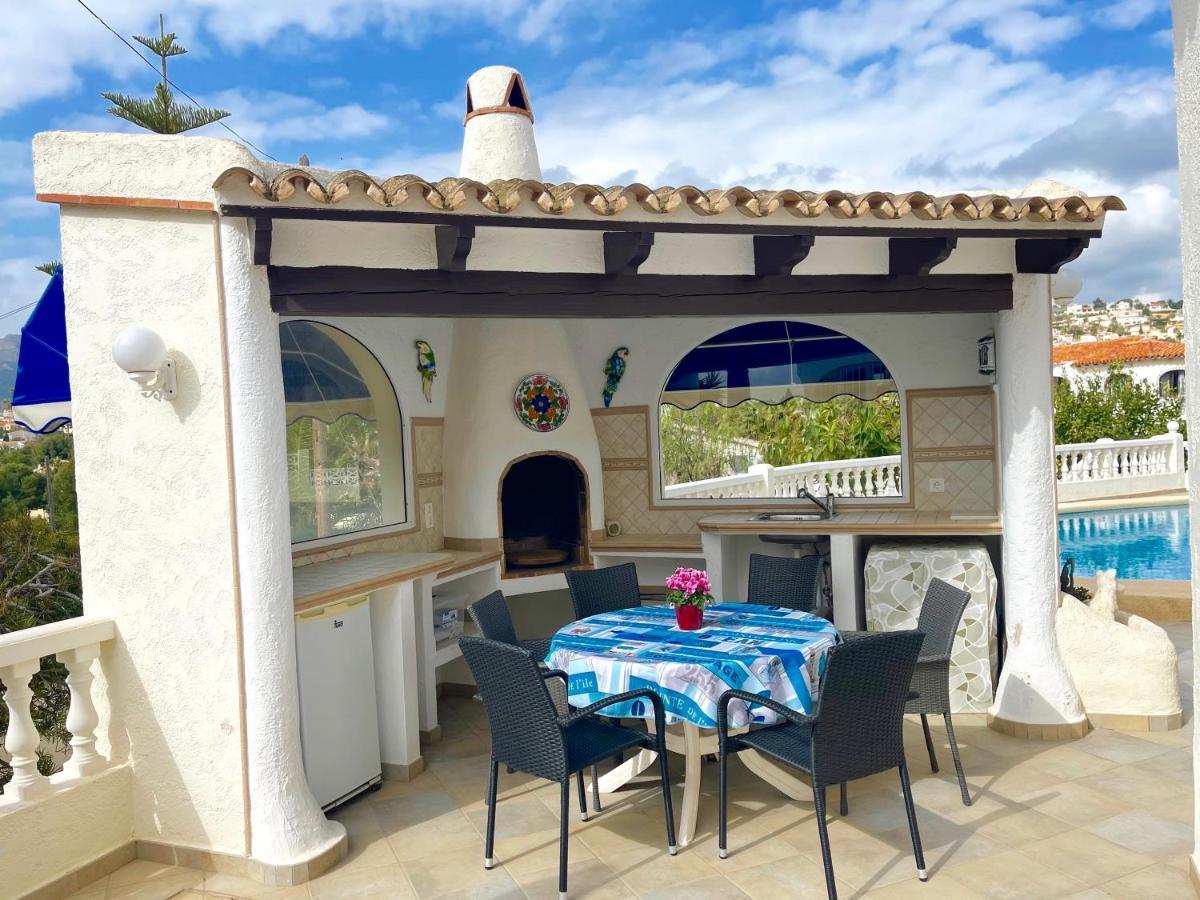 Villa Gran Palmeras With Private Pool & Amazing View Calp Exterior foto