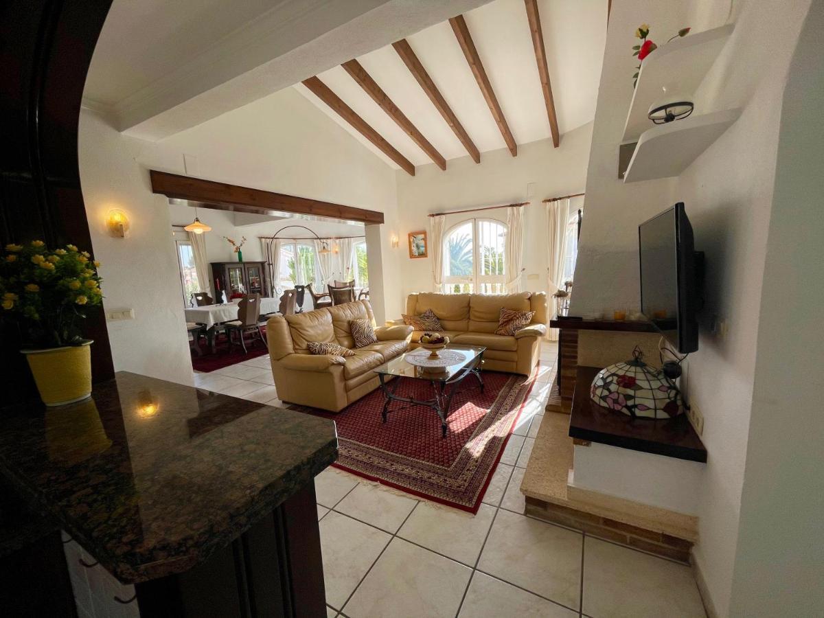 Villa Gran Palmeras With Private Pool & Amazing View Calp Exterior foto