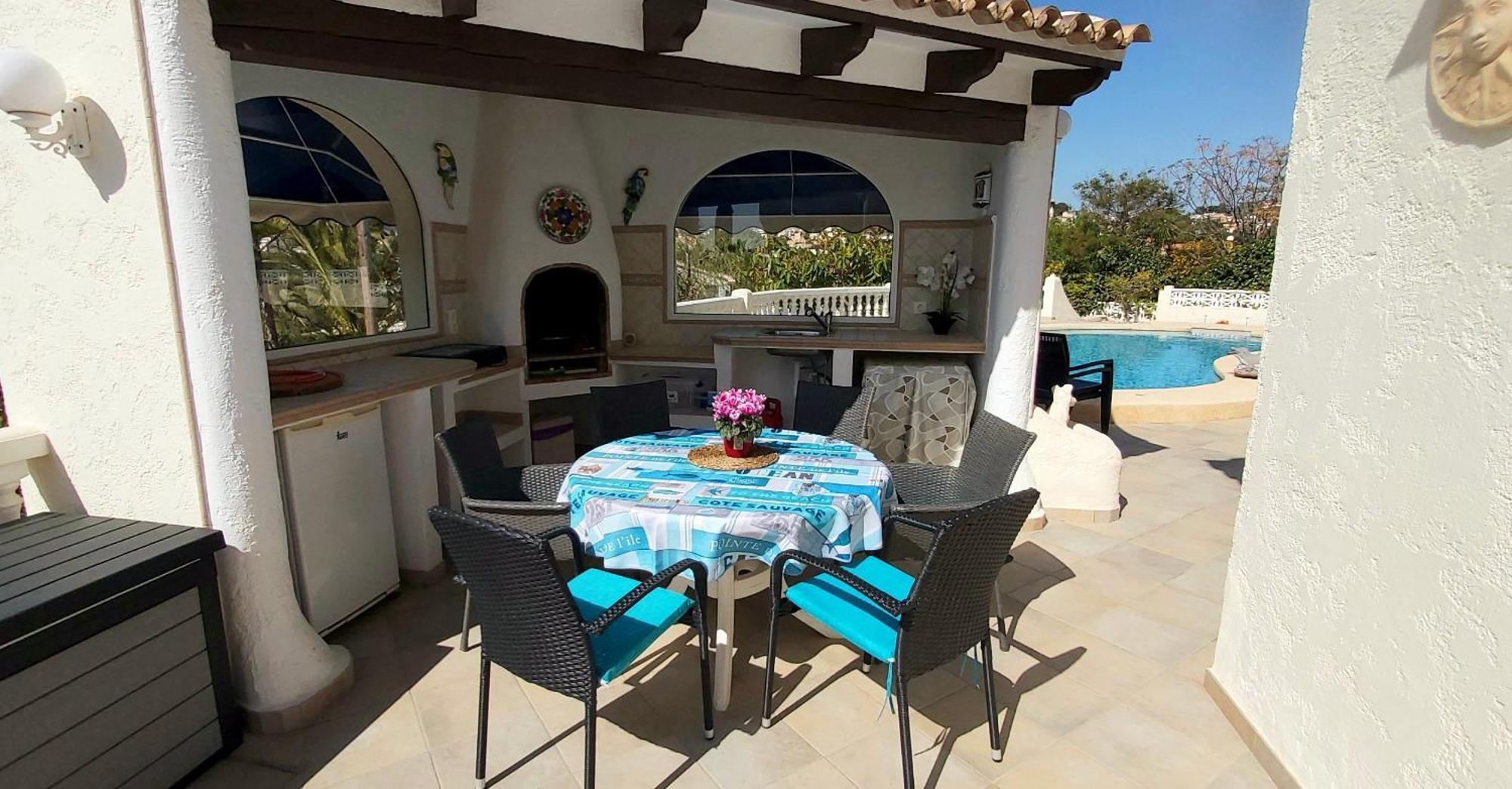 Villa Gran Palmeras With Private Pool & Amazing View Calp Exterior foto