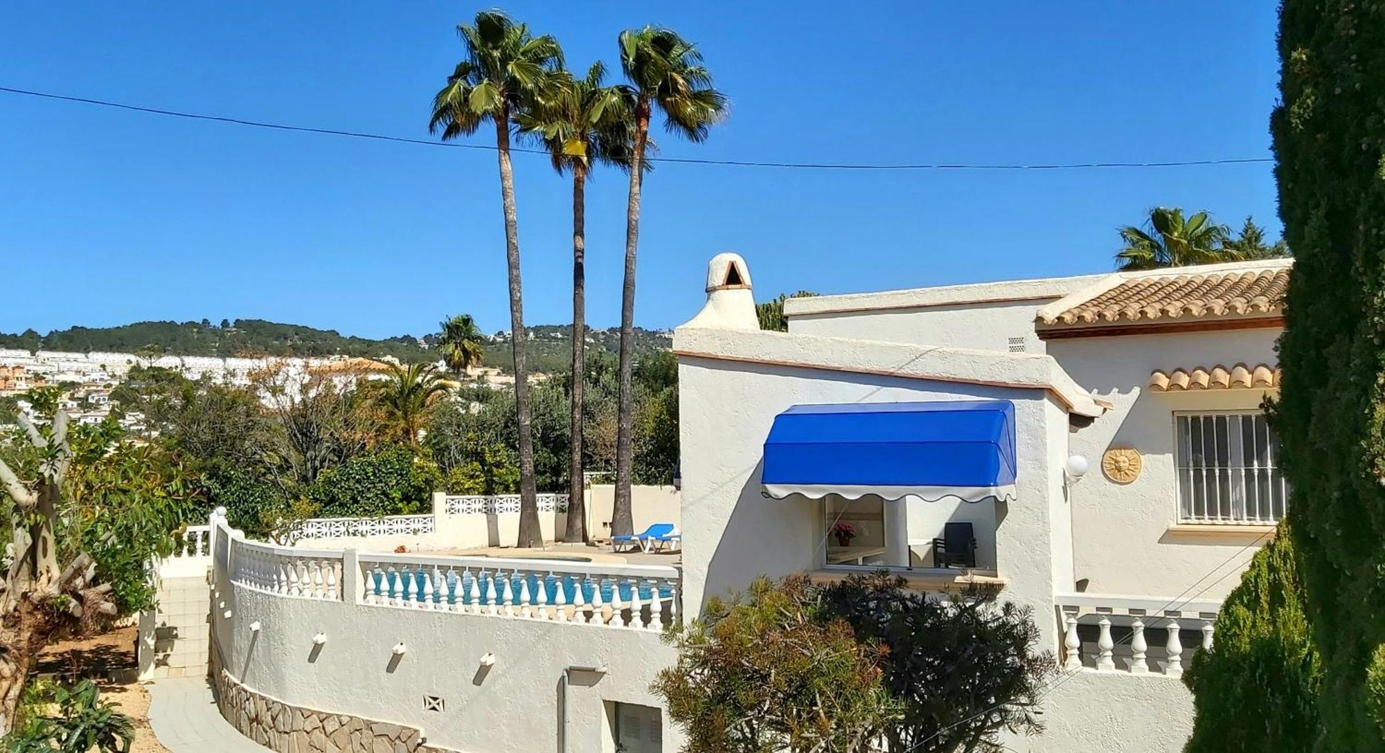 Villa Gran Palmeras With Private Pool & Amazing View Calp Exterior foto